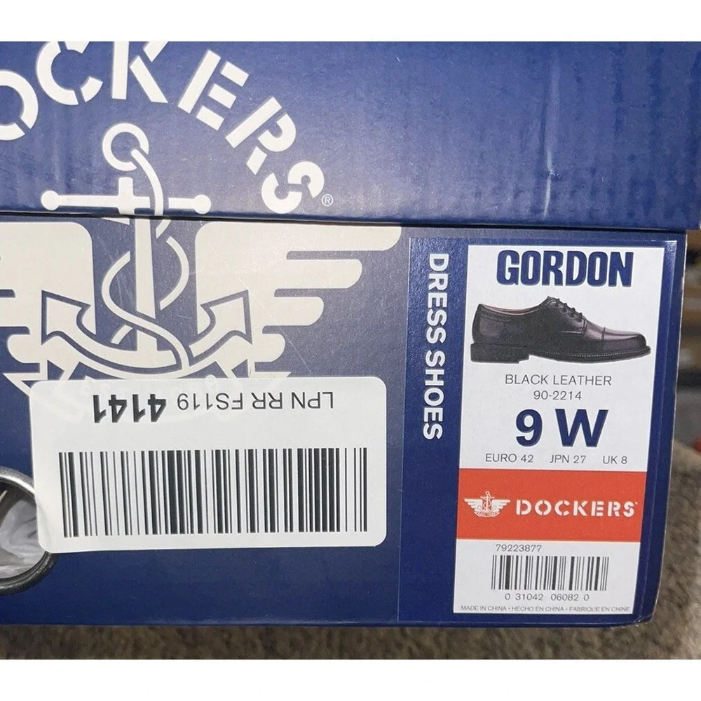 Dockers Men's Gordon Black Dress Shoes